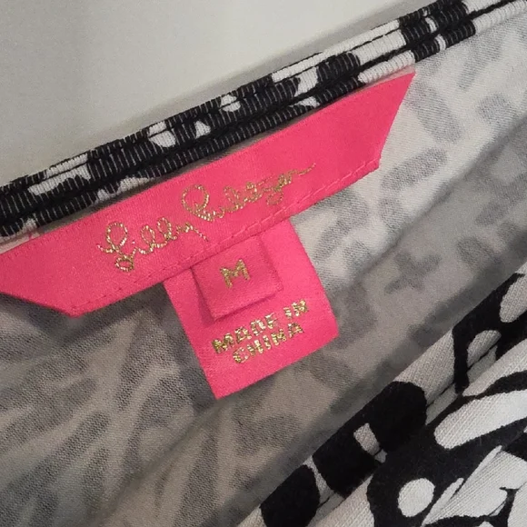 Lilly Pulitzer Black and White Maxi Dress - Picture 2 of 6